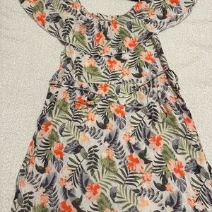 Hollister Off the Shoulder Floral Dress